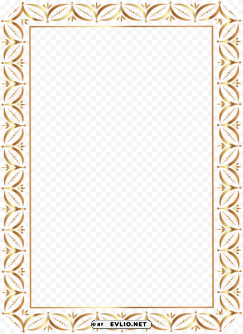 gold border frame transparent PNG no background free clipart png photo - aa837bdc