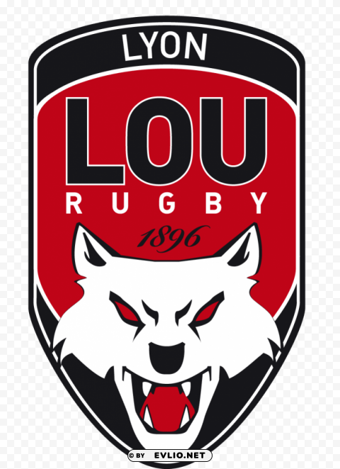 lyon lou rugby logo Isolated Icon in Transparent PNG Format