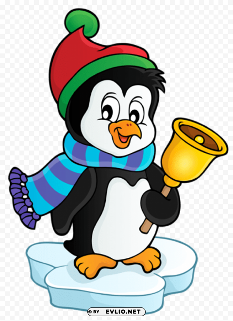 penguin with bell transparent Background-less PNGs