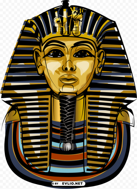Tutankhamun mask clipart PNG images with no background assortment