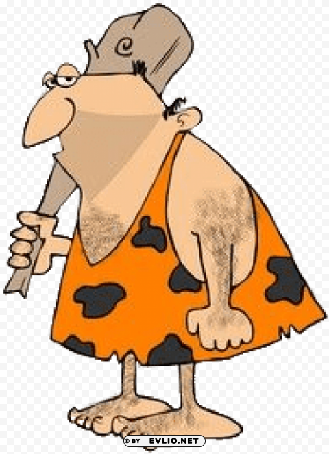 caveman with large nose PNG transparent graphics for projects