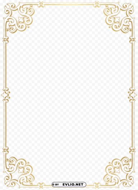 decorative border frame PNG images with transparent overlay clipart png photo - 3737b0de