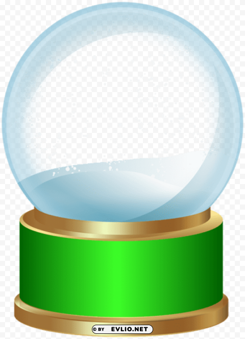 Empty Snow Globe Green PNG Images Without Restrictions