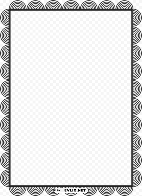 gray border frame PNG Image with Clear Isolated Object