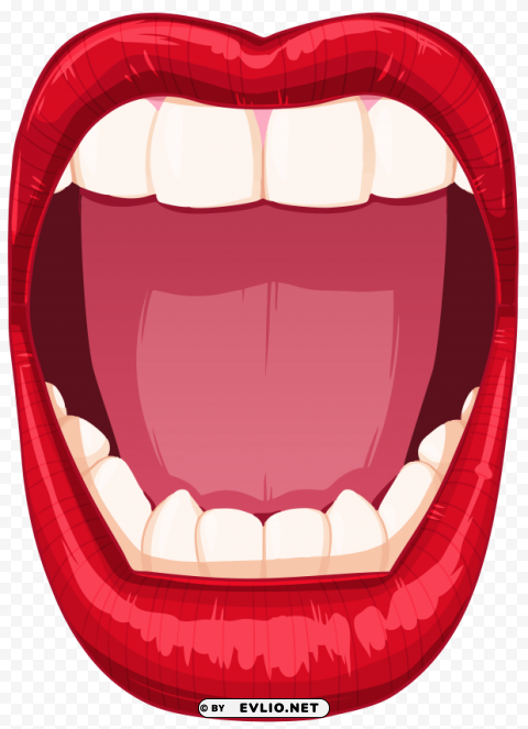 open mouth HighResolution PNG Isolated Illustration