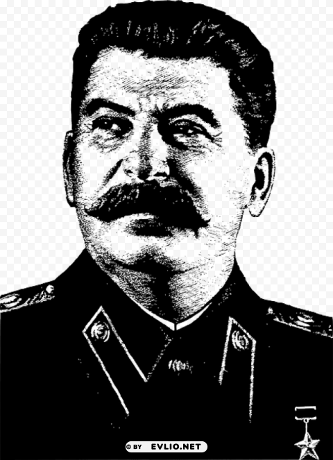 stalin face PNG with clear background set