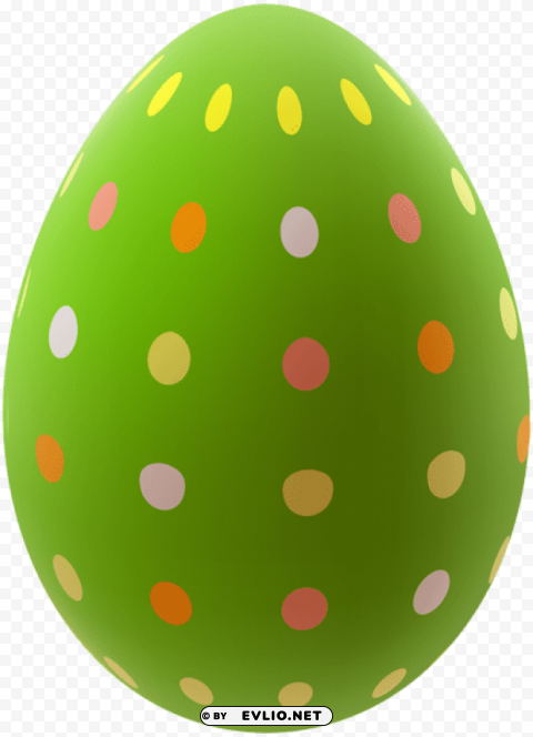 easter egg green PNG images with cutout