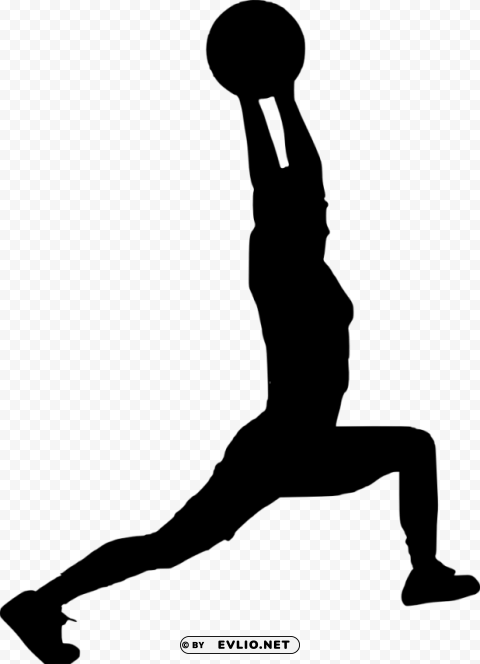 fitness silhouette PNG file without watermark