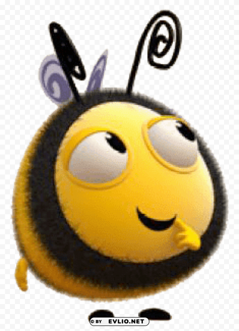 the hive buzzbee thinking PNG no background free clipart png photo - 6762805d