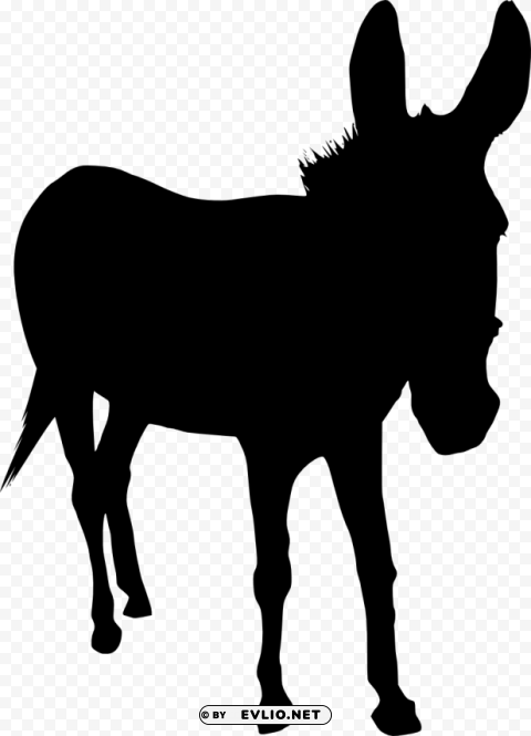 Transparent donkey silhouette High-resolution transparent PNG images set PNG Image - ID 55a0dd03