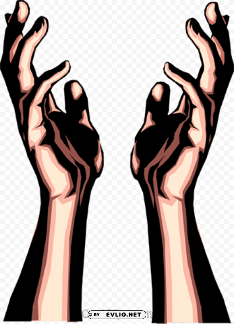 hands reaching upwards Clear PNG pictures package