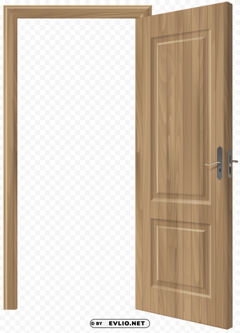 open wooden door PNG images with alpha transparency wide collection
