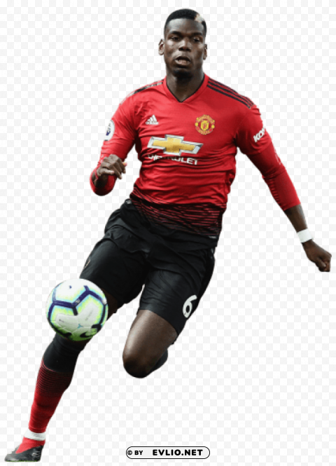 Paul Pogba PNG Image With Clear Background Isolated