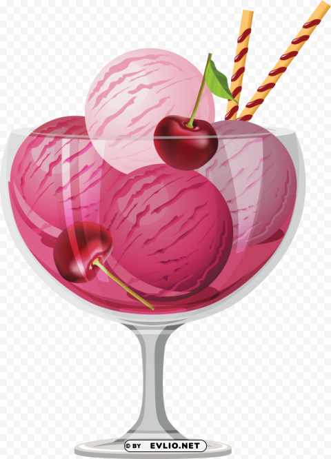 ice cream Isolated Graphic on Clear Background PNG clipart png photo - 9812cc5e