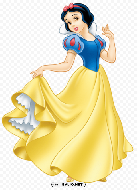 transparent snow white PNG for mobile apps