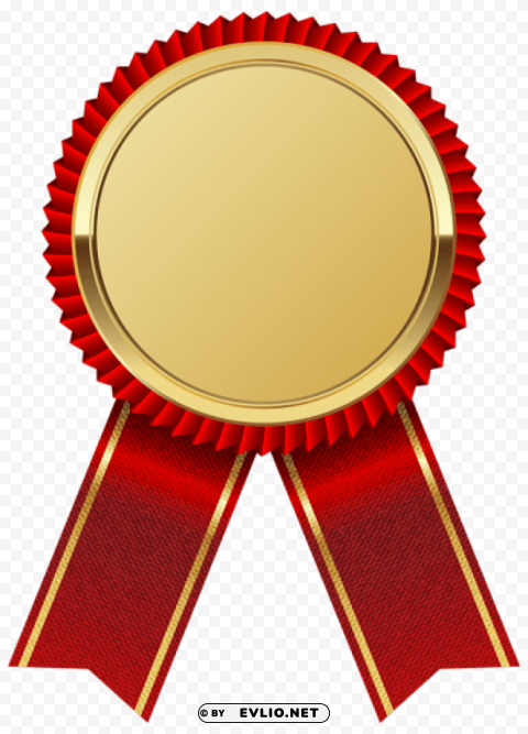 gold medal with red ribbon PNG without watermark free clipart png photo - b9beea8d