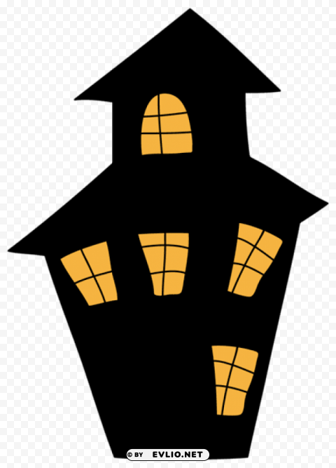haunted house Isolated Element in Clear Transparent PNG