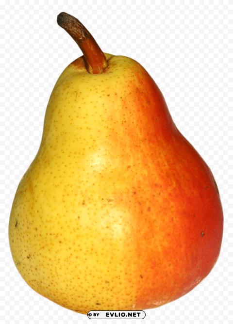 Pear Isolated Character in Clear Background PNG