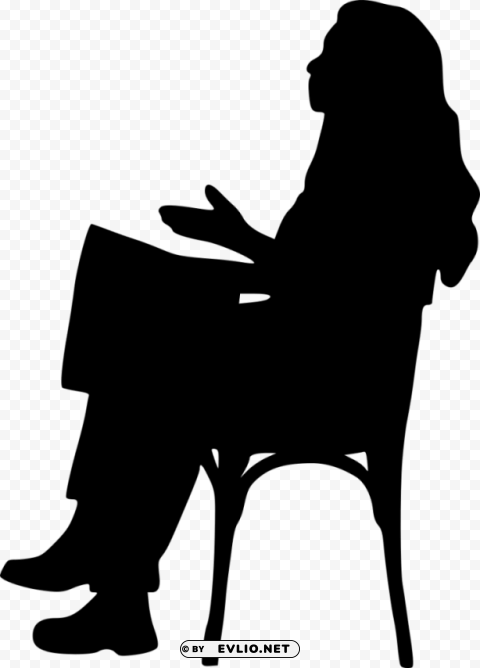Sitting in Chair Silhouette Transparent background PNG gallery