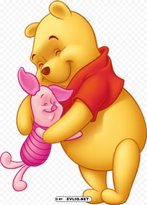 winnie pooh Transparent Background Isolated PNG Figure