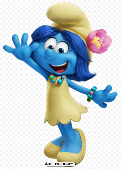 blossom smurfs the lost village PNG picture