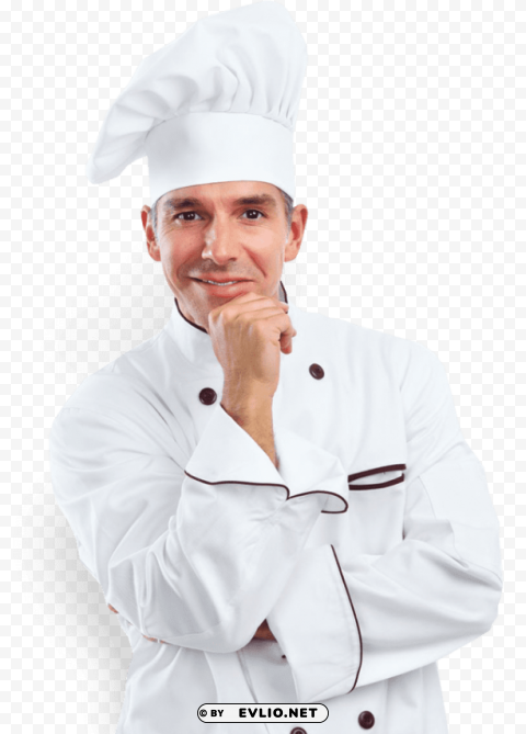 chef PNG with clear overlay