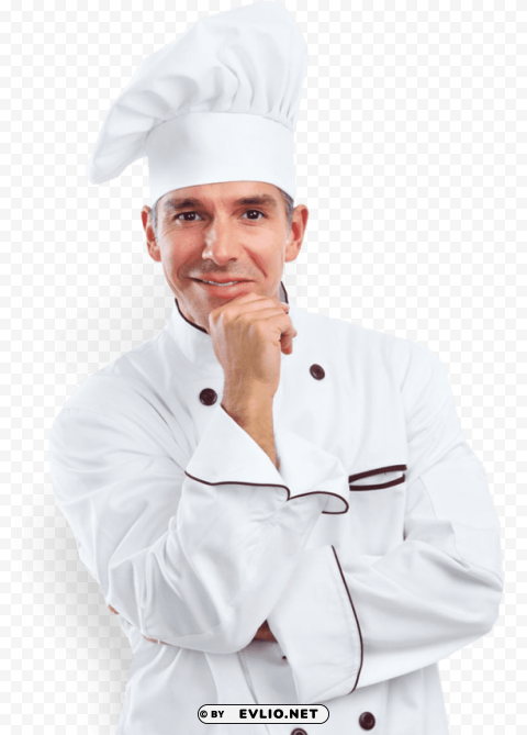 Chef PNG With Clear Overlay