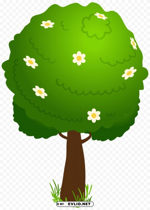deco tree Transparent PNG Isolated Element with Clarity