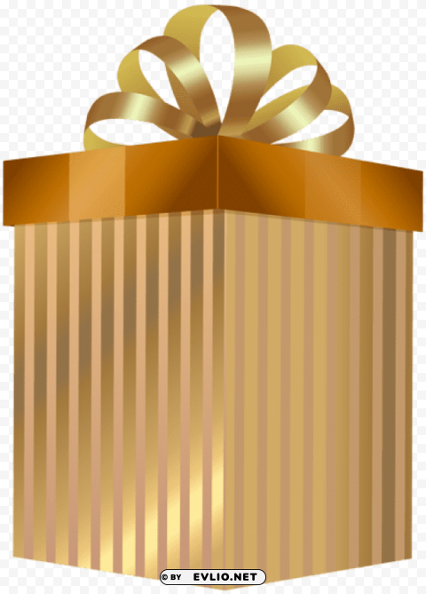 gold gift box Free PNG download