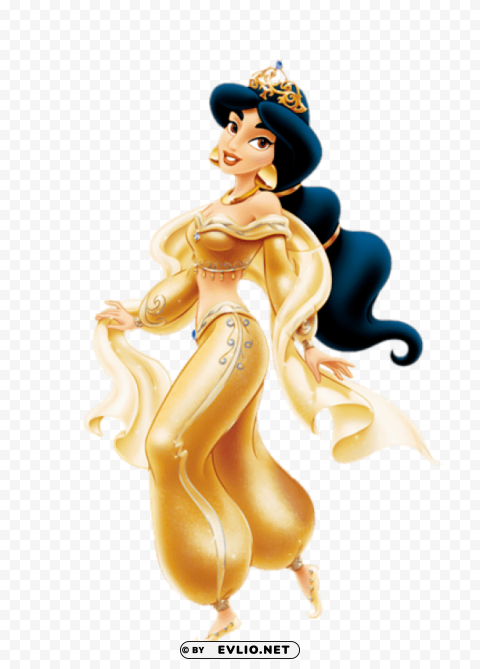 princess jasmine free PNG Image Isolated with Clear Background