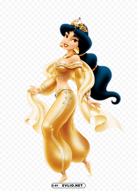 Princess Jasmine Free PNG Image Isolated With Clear Background