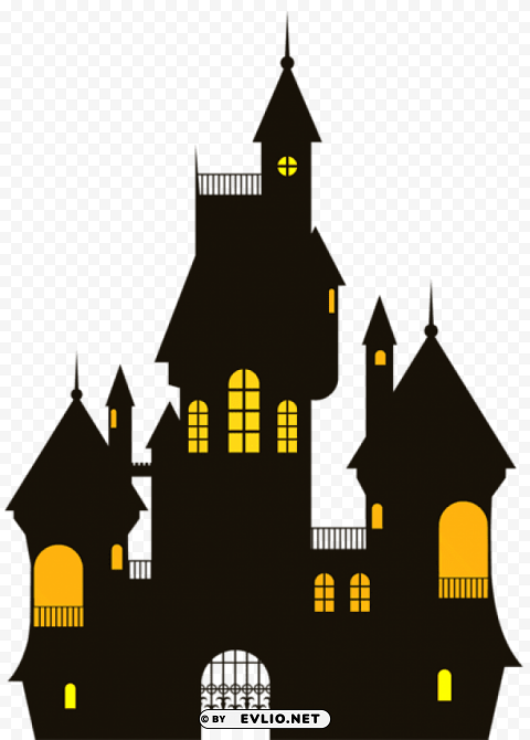 halloween castle PNG photo without watermark