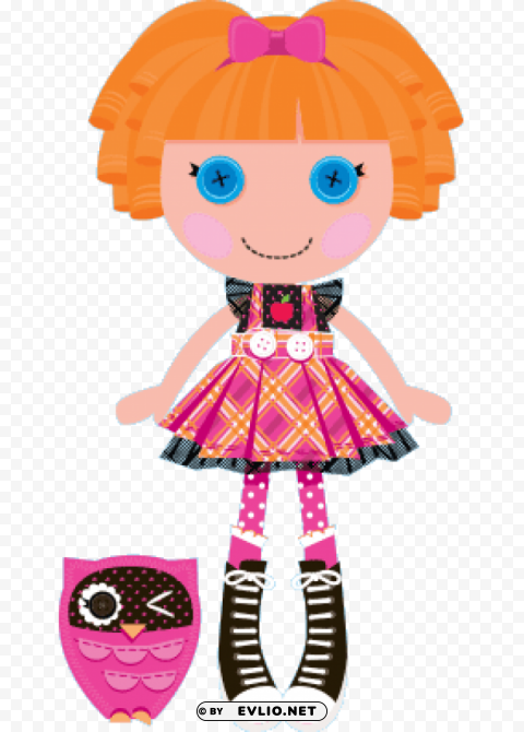 lalaloopsy bea spells-a-lot Clear Background PNG Isolated Illustration
