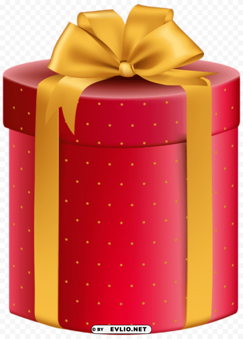 red yellow gift box Transparent PNG download