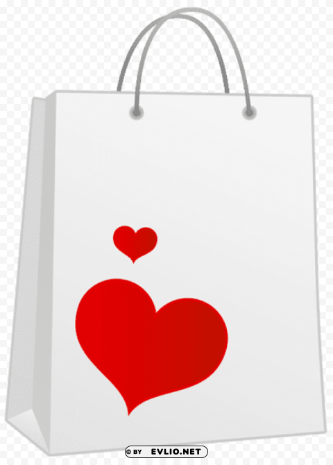 valentine red heart bag PNG files with alpha channel