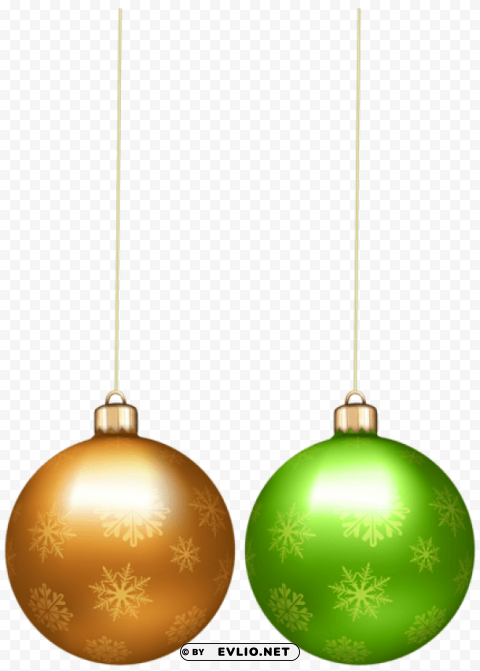 Christmas Ornamet Set HighQuality Transparent PNG Isolated Object