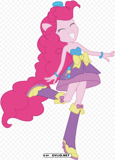 equestria girls pinkie pie dress PNG images for advertising