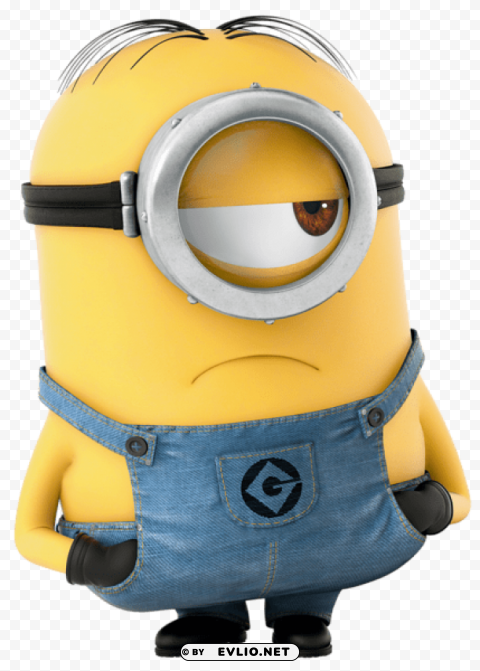 large minion transparent cartoon PNG images with clear alpha channel