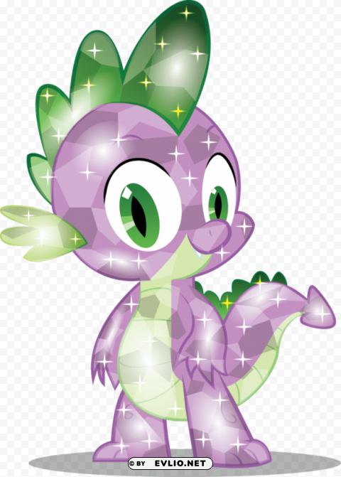 my little pony crystal spike PNG Graphic Isolated on Clear Background PNG transparent with Clear Background ID df53285e