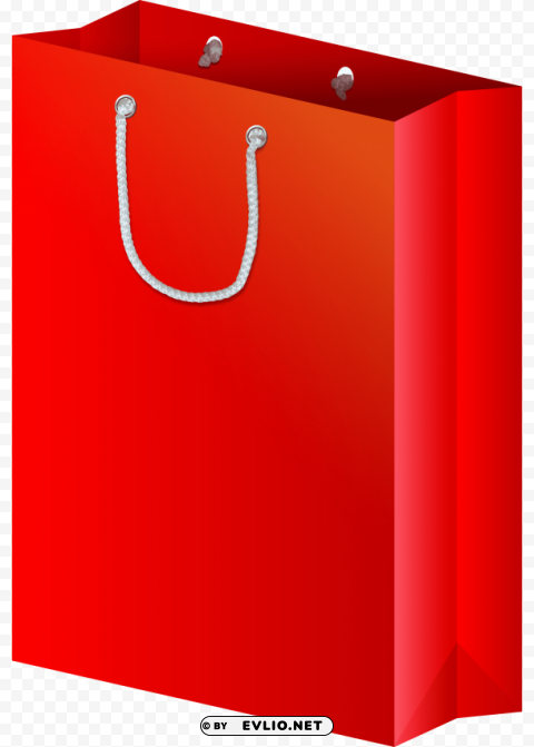 red shopping bag PNG files with clear background variety