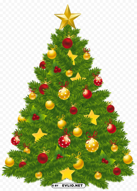transparent christmas tree PNG images with alpha channel diverse selection