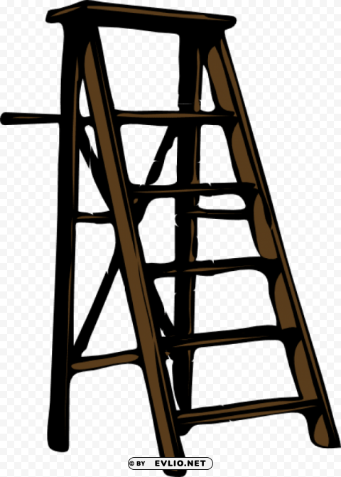 wood ladder illustration PNG images with no background essential