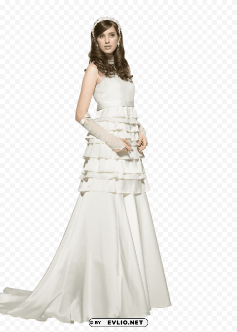 Transparent background PNG image of beatiful pregnant bride Transparent Background Isolation in HighQuality PNG - Image ID 617cba0d