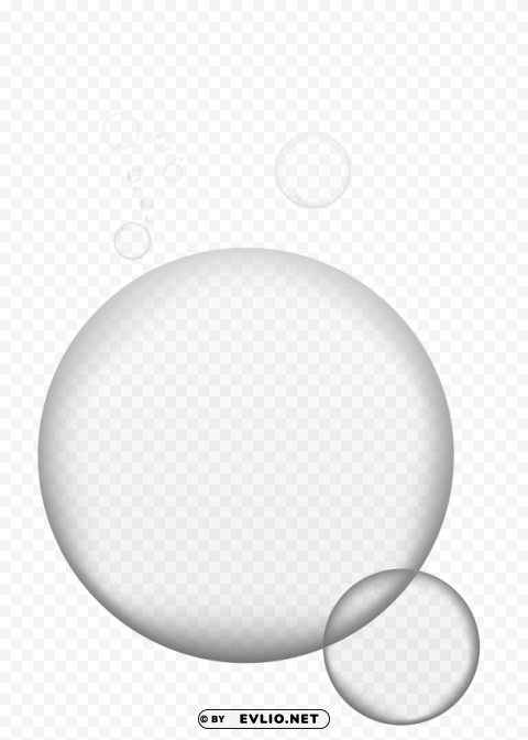 bubbles PNG with clear background set