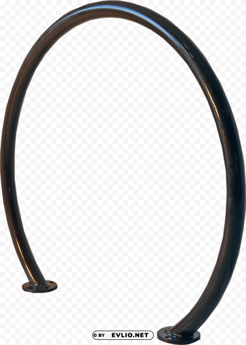 loop 2 space bike rack Isolated Element in Clear Transparent PNG