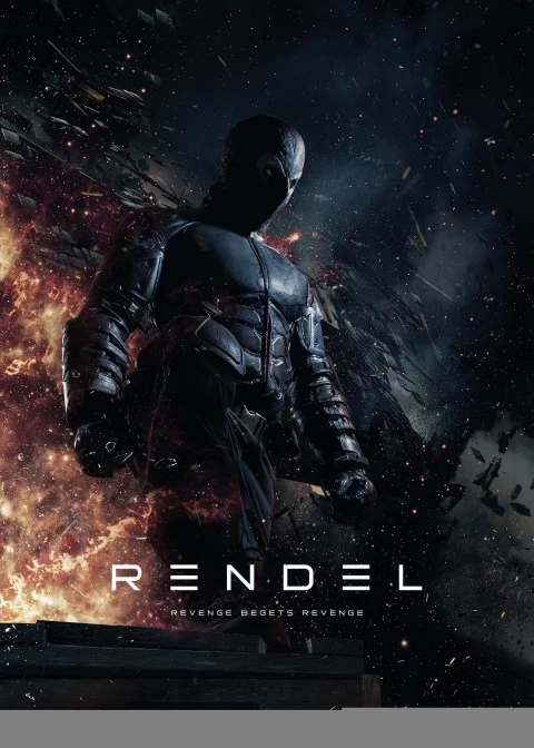 rendel movie poster background PNG with no bg