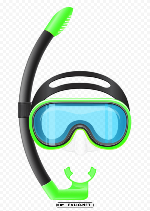  snorkel mask Transparent Background Isolated PNG Art