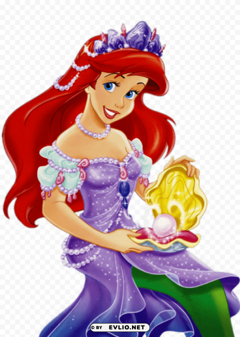 ariel the little mermaid Isolated Subject with Clear PNG Background