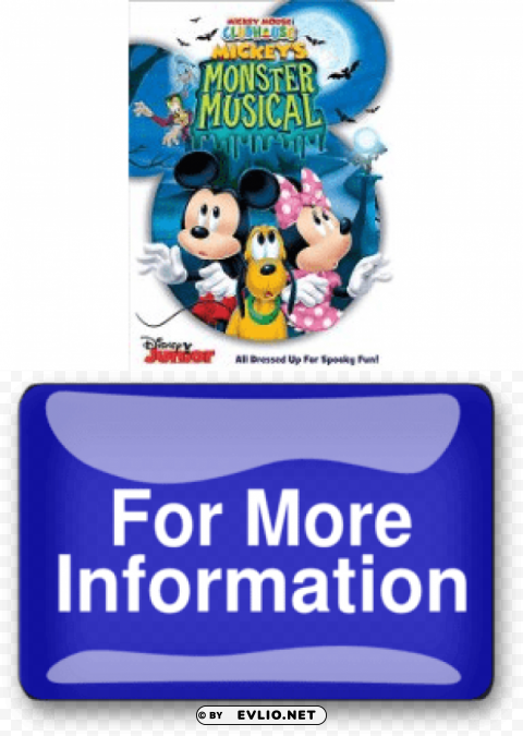 disney mickey mouse clubhouse mickey's monster musical PNG images for banners PNG transparent with Clear Background ID 96759355