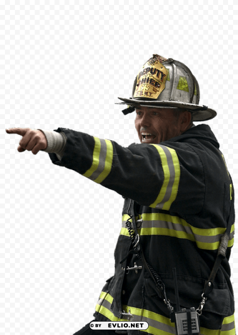 firefighter HighResolution Isolated PNG with Transparency